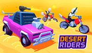 Desert Riders: Car Battle Game